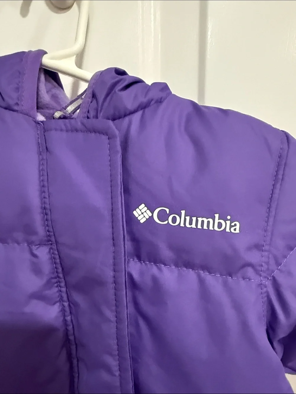 Columbia Purple Infant Puffer Bunting